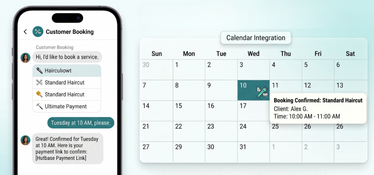 Bookings & Payments in Chat